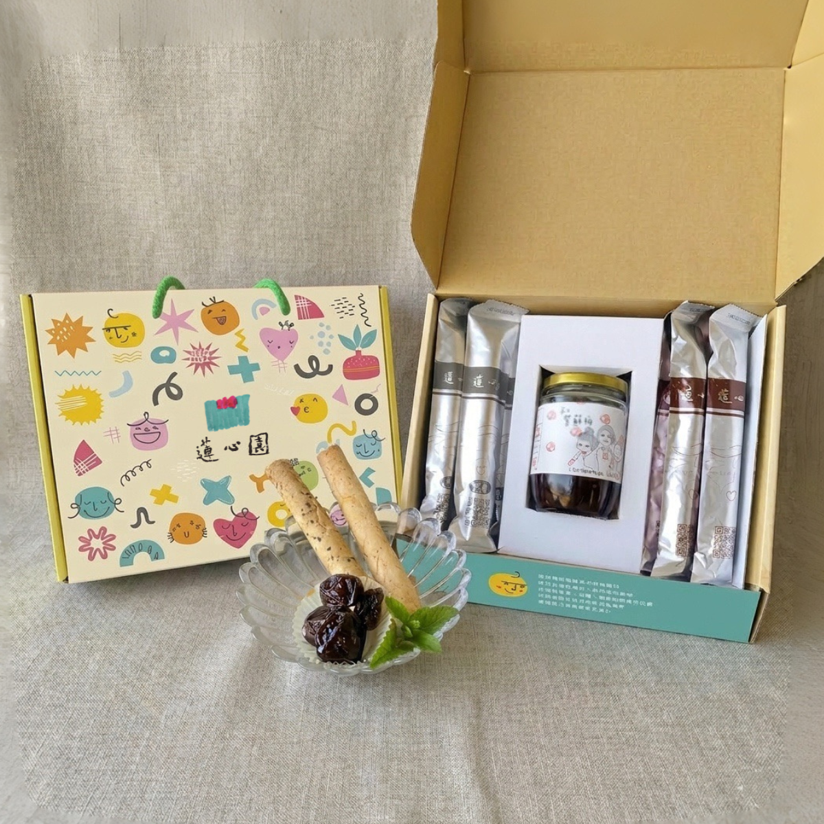 紫蘇梅+蛋捲 禮盒